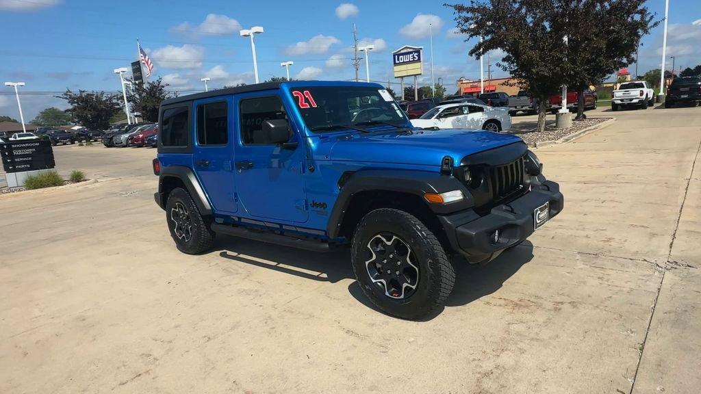 used 2021 Jeep Wrangler Unlimited car, priced at $32,540