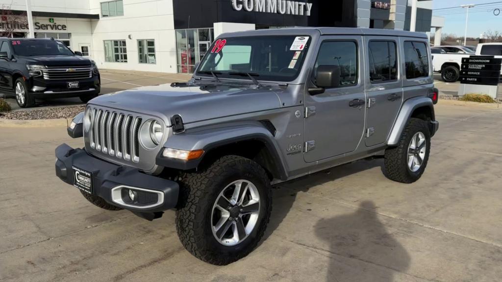 used 2019 Jeep Wrangler Unlimited car, priced at $32,704