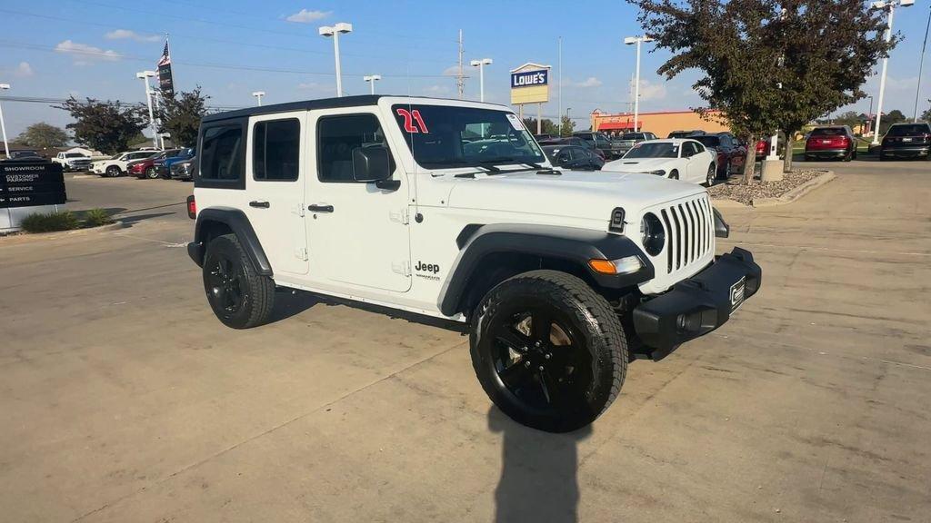 used 2021 Jeep Wrangler Unlimited car, priced at $29,797