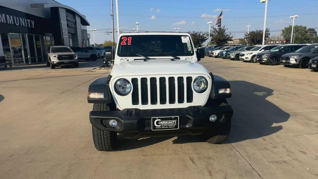 used 2021 Jeep Wrangler Unlimited car, priced at $29,797