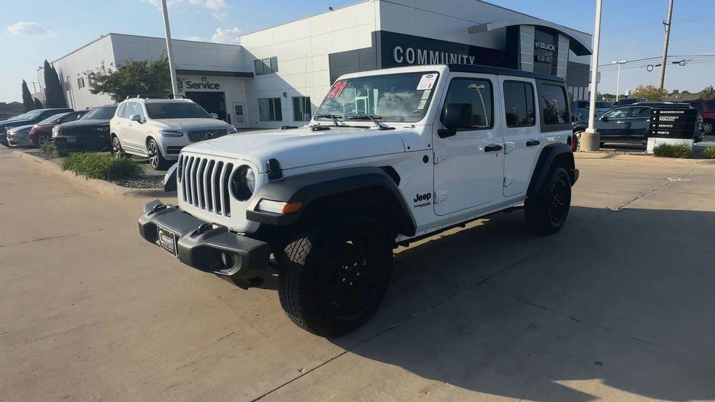 used 2021 Jeep Wrangler Unlimited car, priced at $29,797