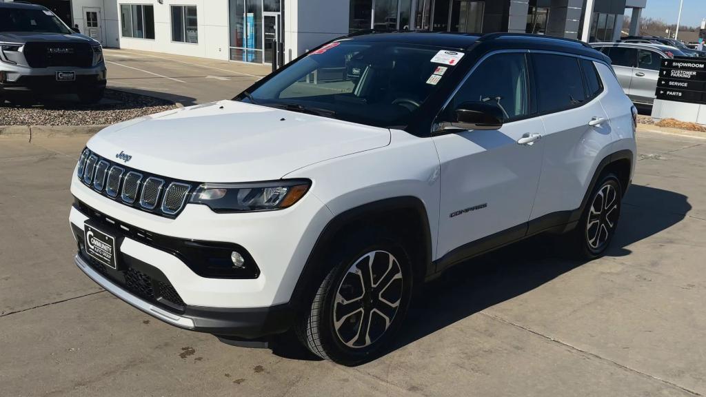 used 2022 Jeep Compass car, priced at $23,505