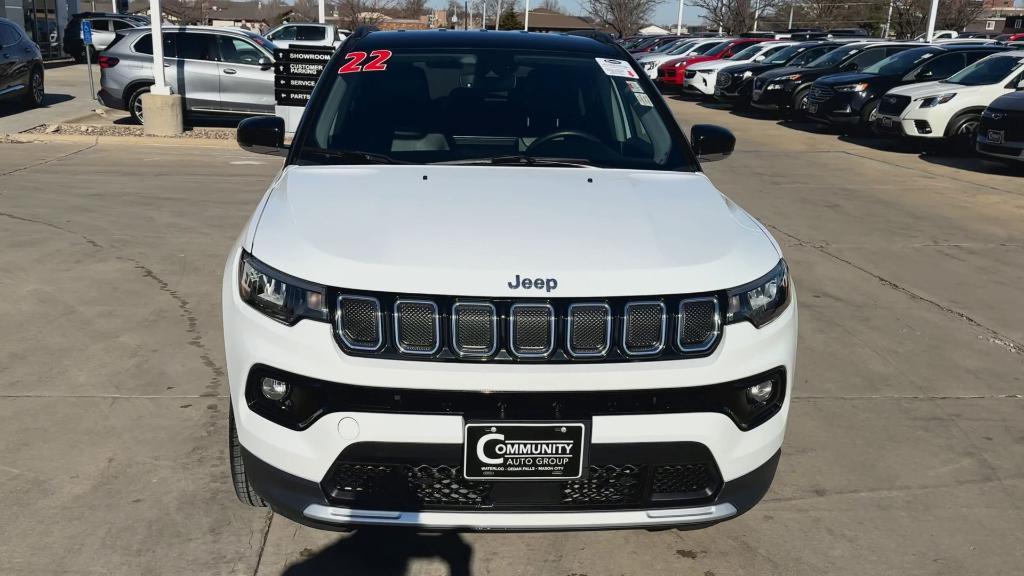 used 2022 Jeep Compass car, priced at $23,505