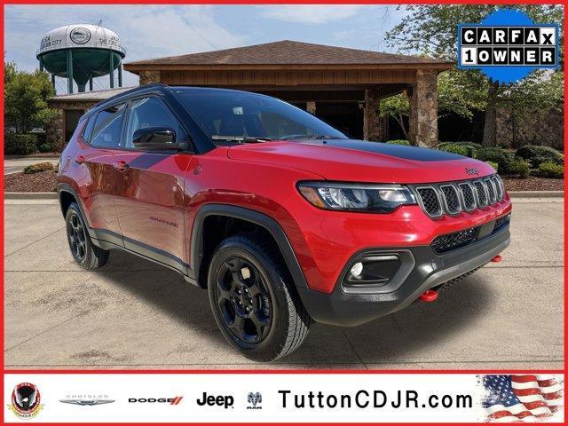 used 2023 Jeep Compass car, priced at $25,497