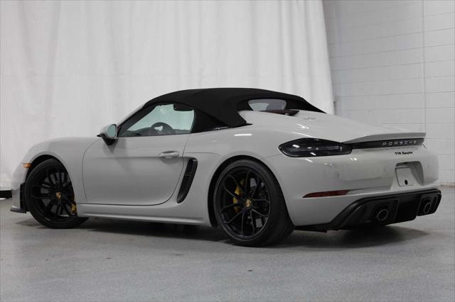 used 2022 Porsche 718 Spyder car, priced at $128,500