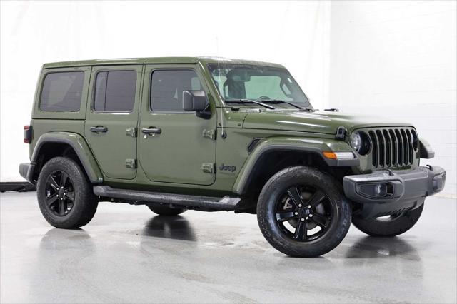 used 2021 Jeep Wrangler Unlimited car, priced at $34,445