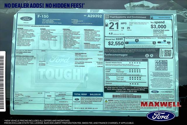 new 2024 Ford F-150 car, priced at $39,988