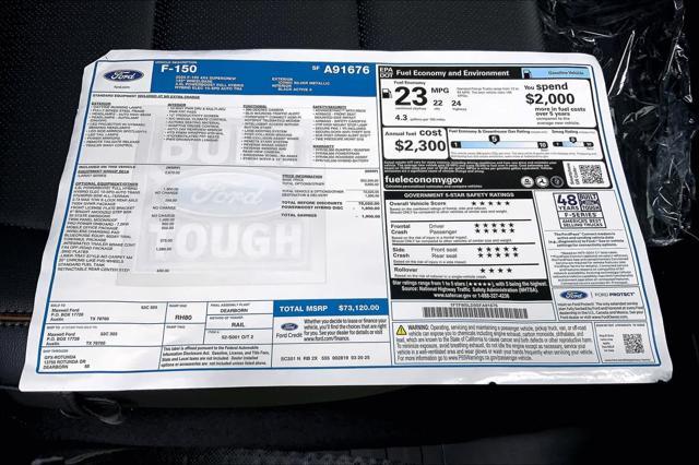 new 2025 Ford F-150 car, priced at $65,755