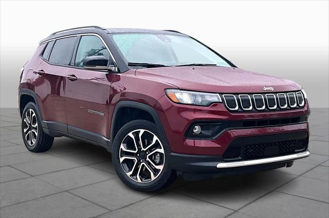 used 2022 Jeep Compass car, priced at $23,586