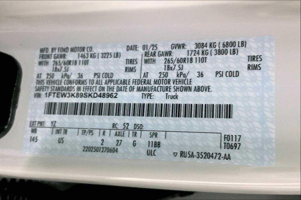 new 2025 Ford F-150 car, priced at $49,493