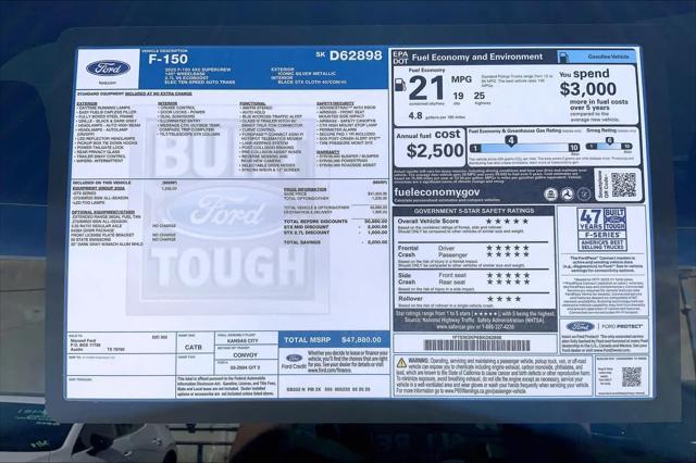 new 2025 Ford F-150 car, priced at $44,418