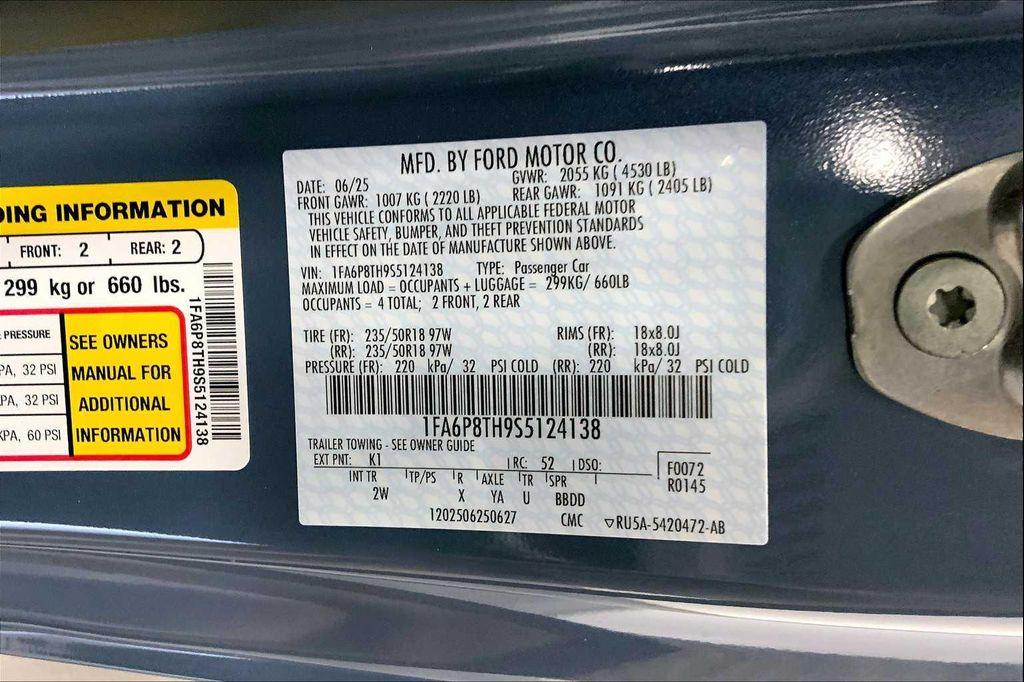 new 2025 Ford Mustang car, priced at $32,846