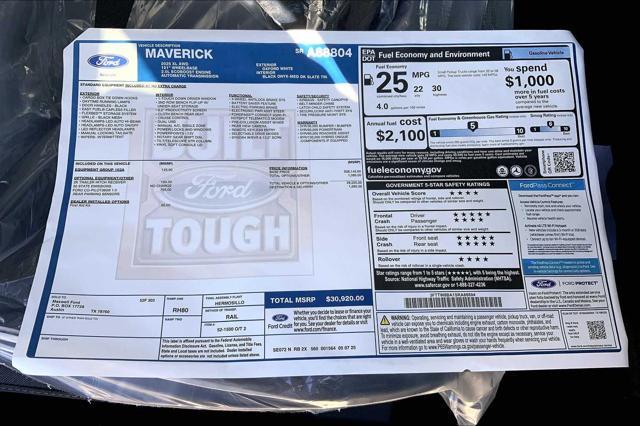 new 2025 Ford Maverick car, priced at $30,920