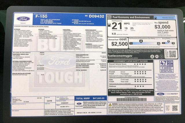 new 2025 Ford F-150 car, priced at $44,384