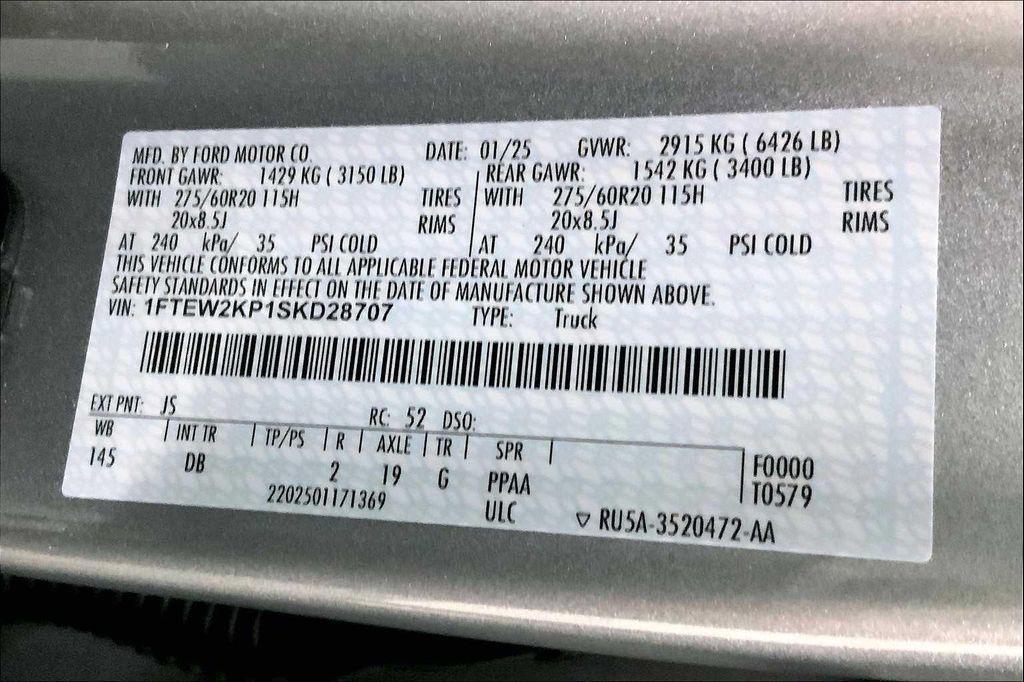 new 2025 Ford F-150 car, priced at $42,634