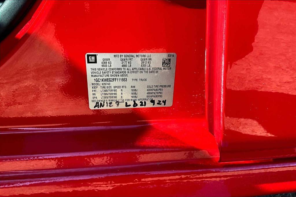 used 2015 Chevrolet Silverado 2500 car, priced at $33,900