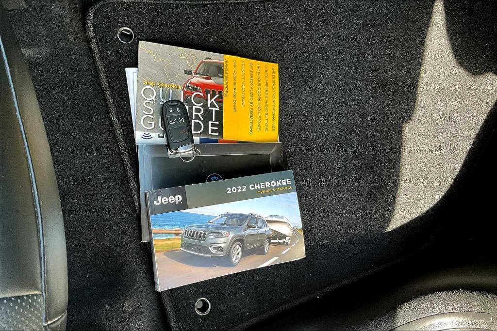 used 2022 Jeep Cherokee car, priced at $24,500