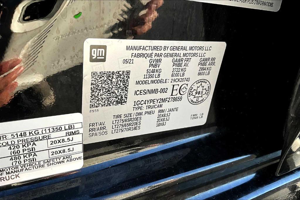 used 2021 Chevrolet Silverado 2500 car, priced at $49,500