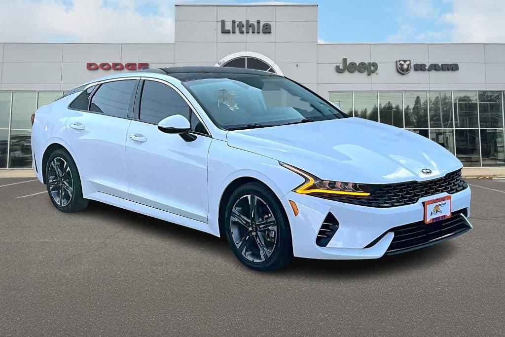 used 2021 Kia K5 car, priced at $25,000