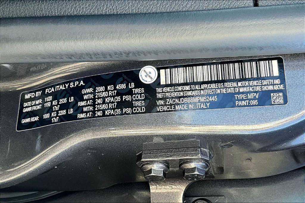 used 2021 Jeep Renegade car, priced at $21,000