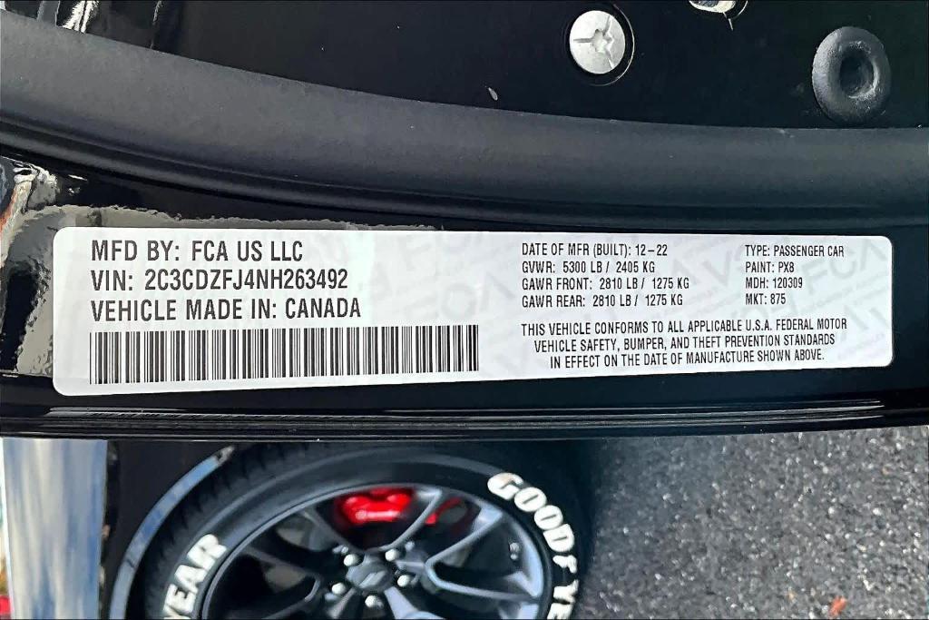 used 2022 Dodge Challenger car, priced at $41,900