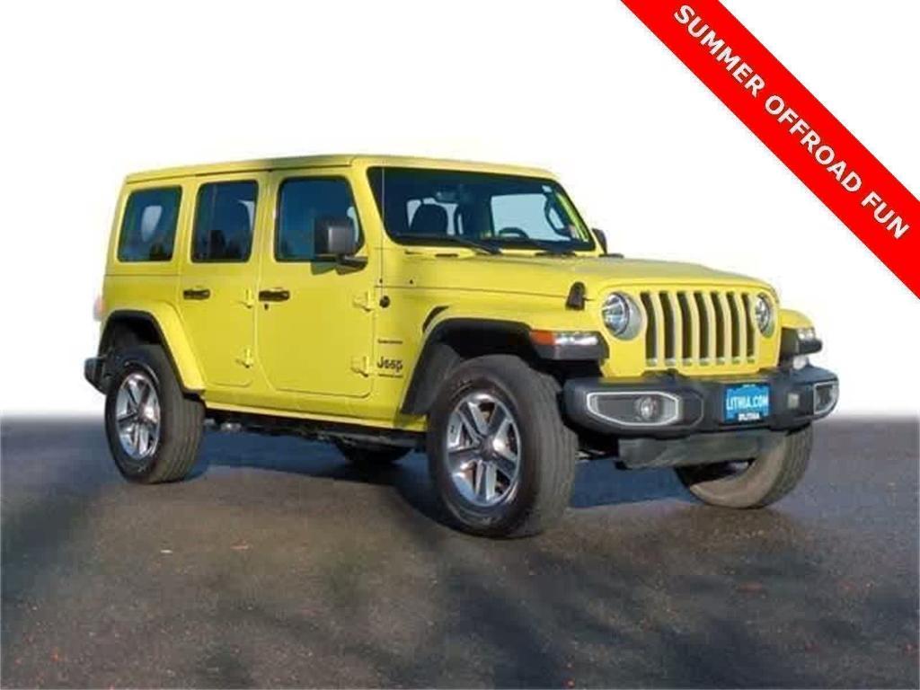 used 2023 Jeep Wrangler car, priced at $34,998