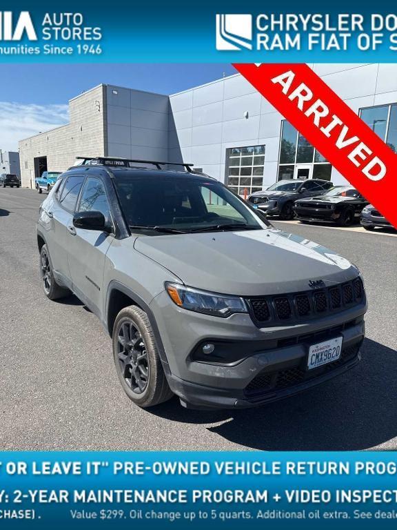 used 2024 Jeep Compass car, priced at $25,499
