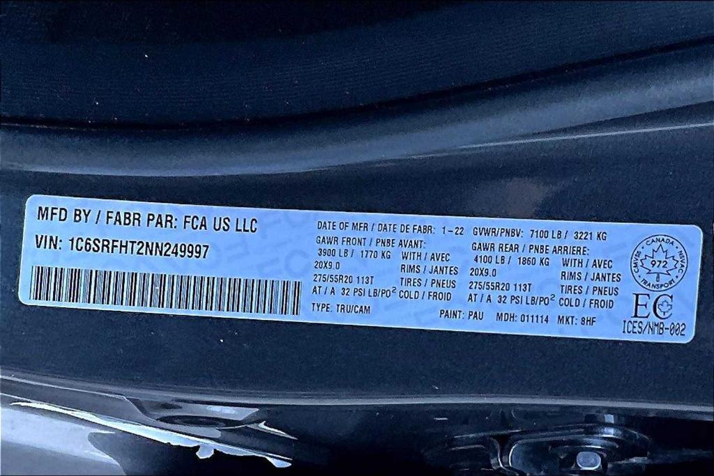 used 2022 Ram 1500 car, priced at $44,900