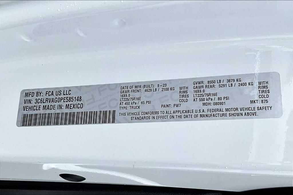 used 2023 Ram ProMaster 1500 car, priced at $34,000