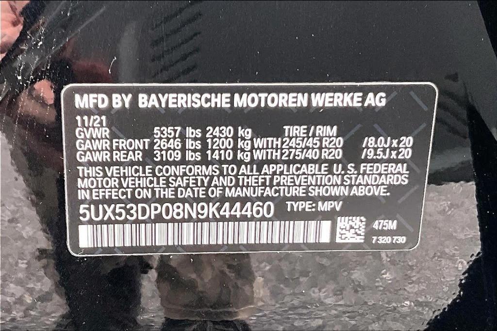 used 2022 BMW X3 car, priced at $29,200