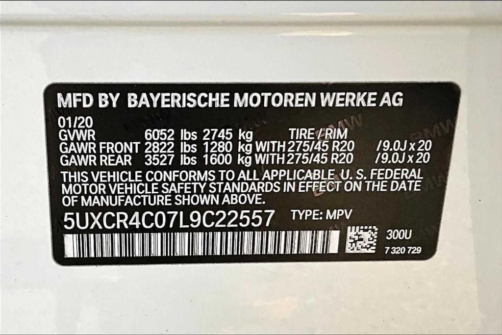 used 2020 BMW X5 car, priced at $34,000
