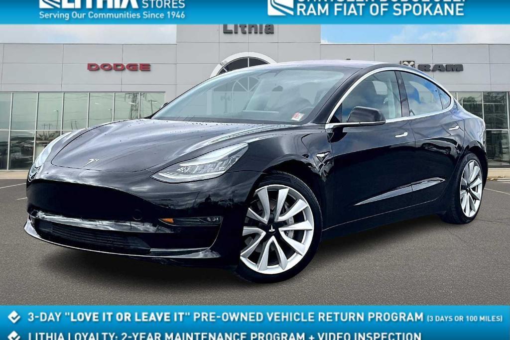 used 2018 Tesla Model 3 car, priced at $27,500
