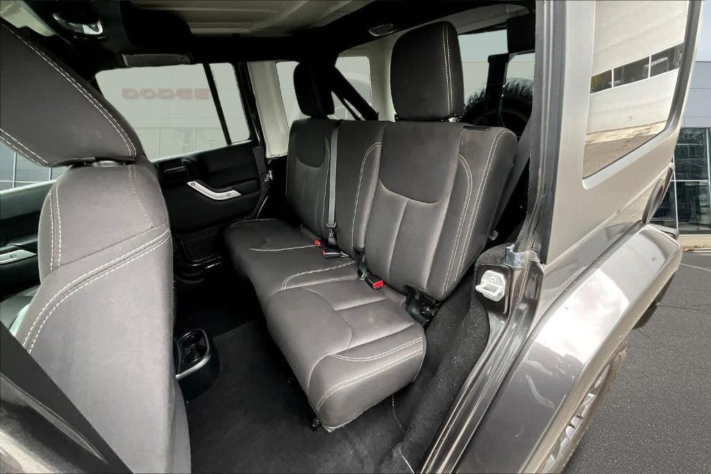 used 2017 Jeep Wrangler Unlimited car, priced at $21,900