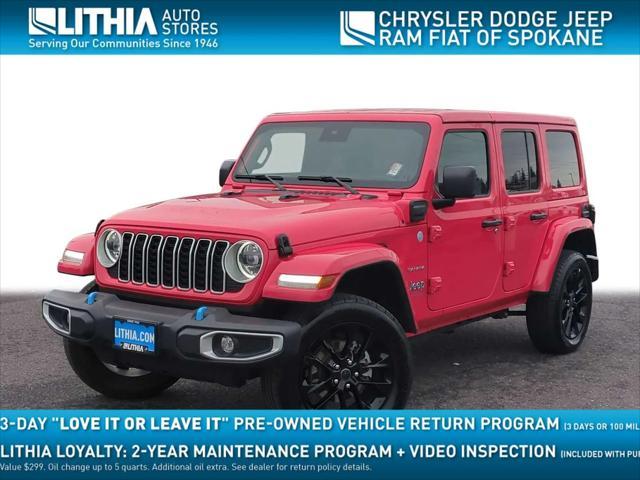 used 2024 Jeep Wrangler 4xe car, priced at $38,500