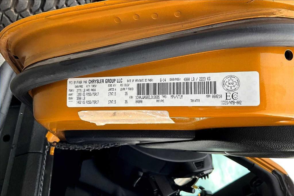 used 2014 Jeep Wrangler car, priced at $20,900