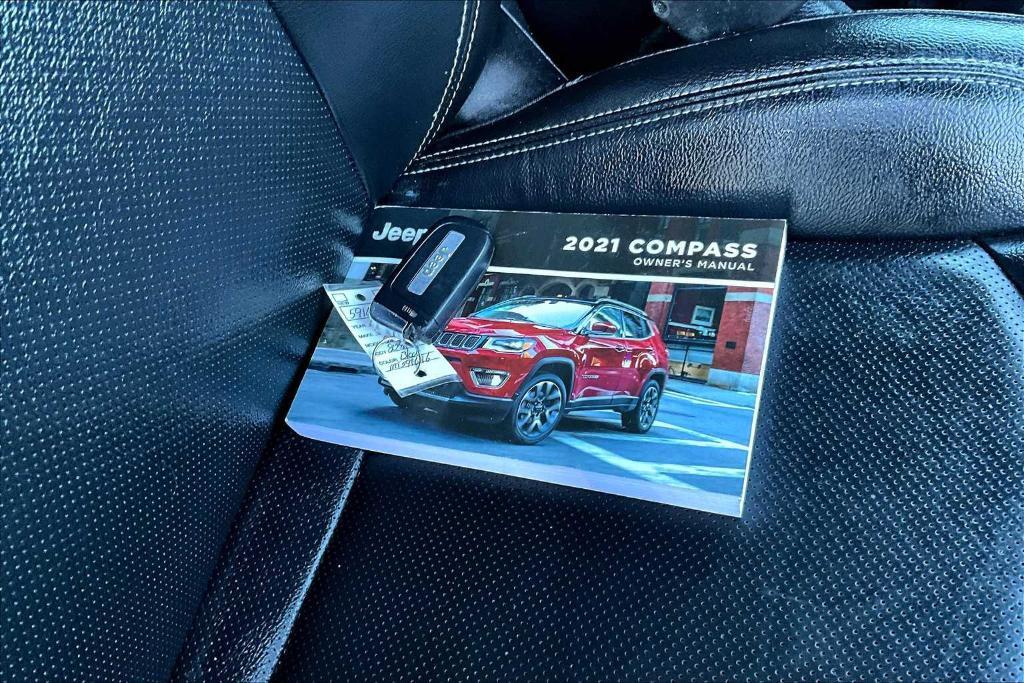 used 2021 Jeep Compass car, priced at $18,900