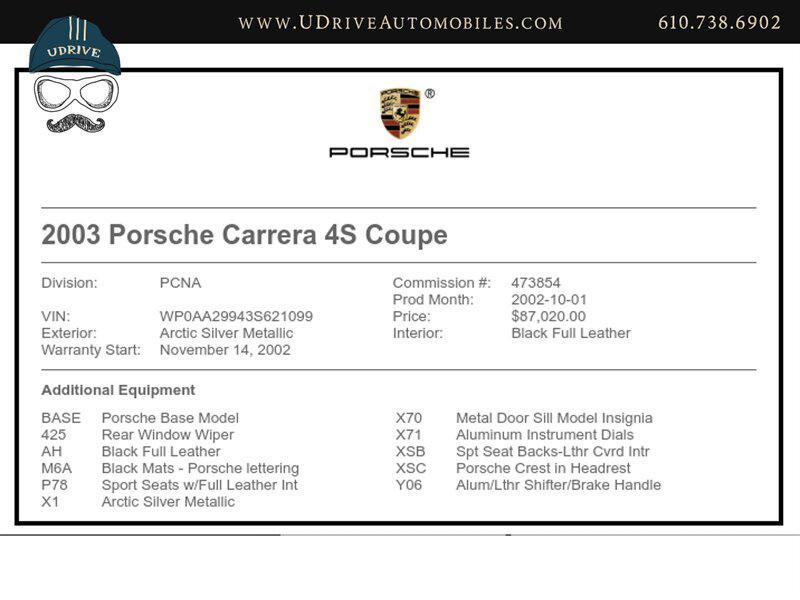 used 2003 Porsche 911 car, priced at $49,900