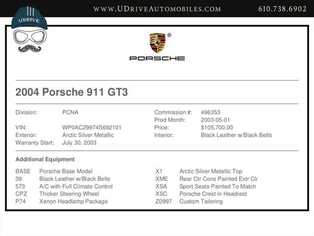 used 2004 Porsche 911 car, priced at $139,900