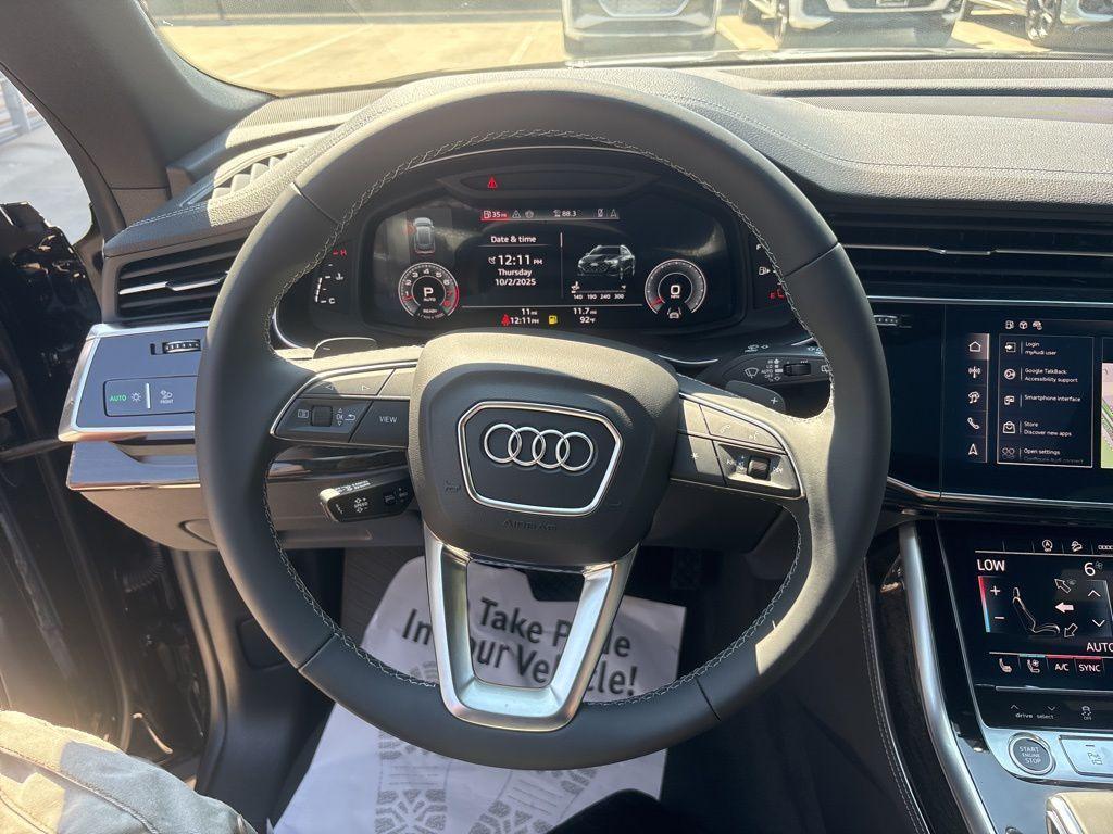 new 2025 Audi Q8 car, priced at $83,715