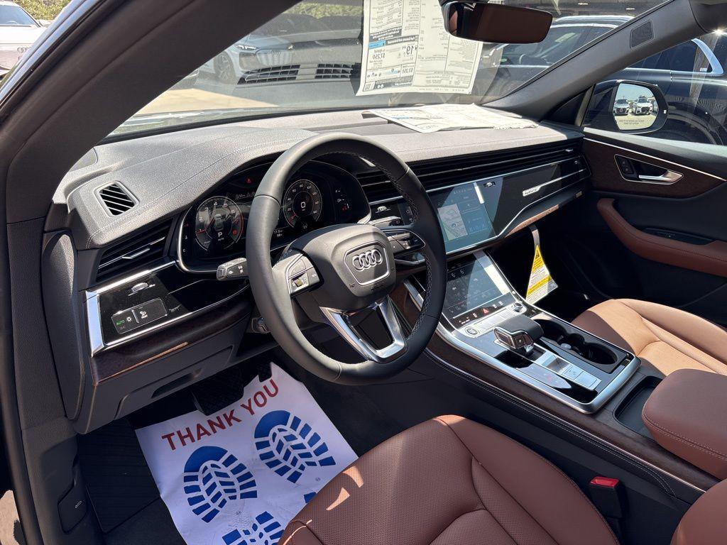 new 2025 Audi Q8 car, priced at $79,380