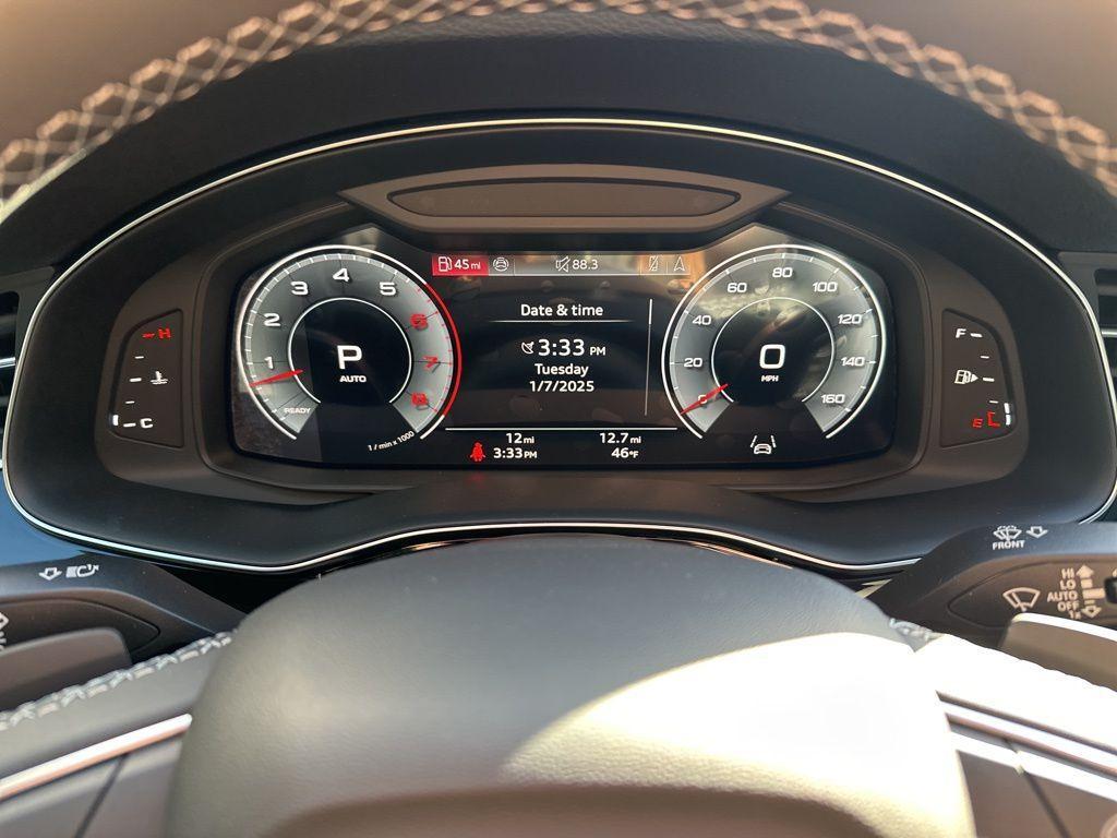 new 2025 Audi Q8 car, priced at $78,572