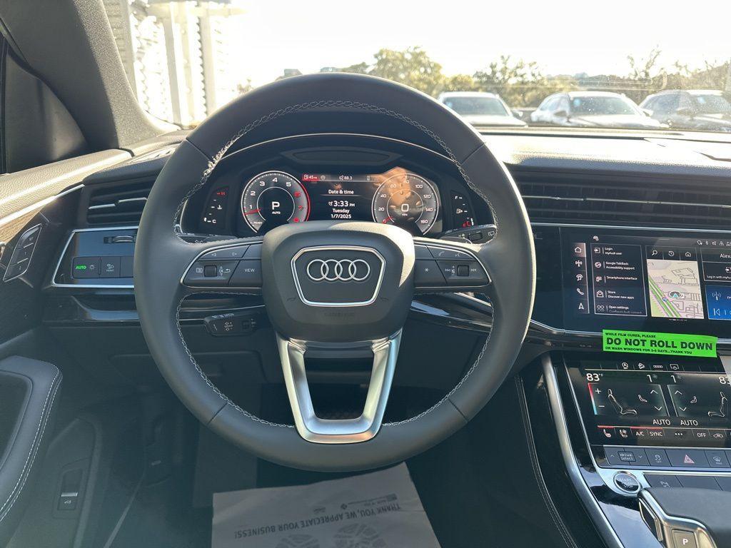 new 2025 Audi Q8 car, priced at $78,572