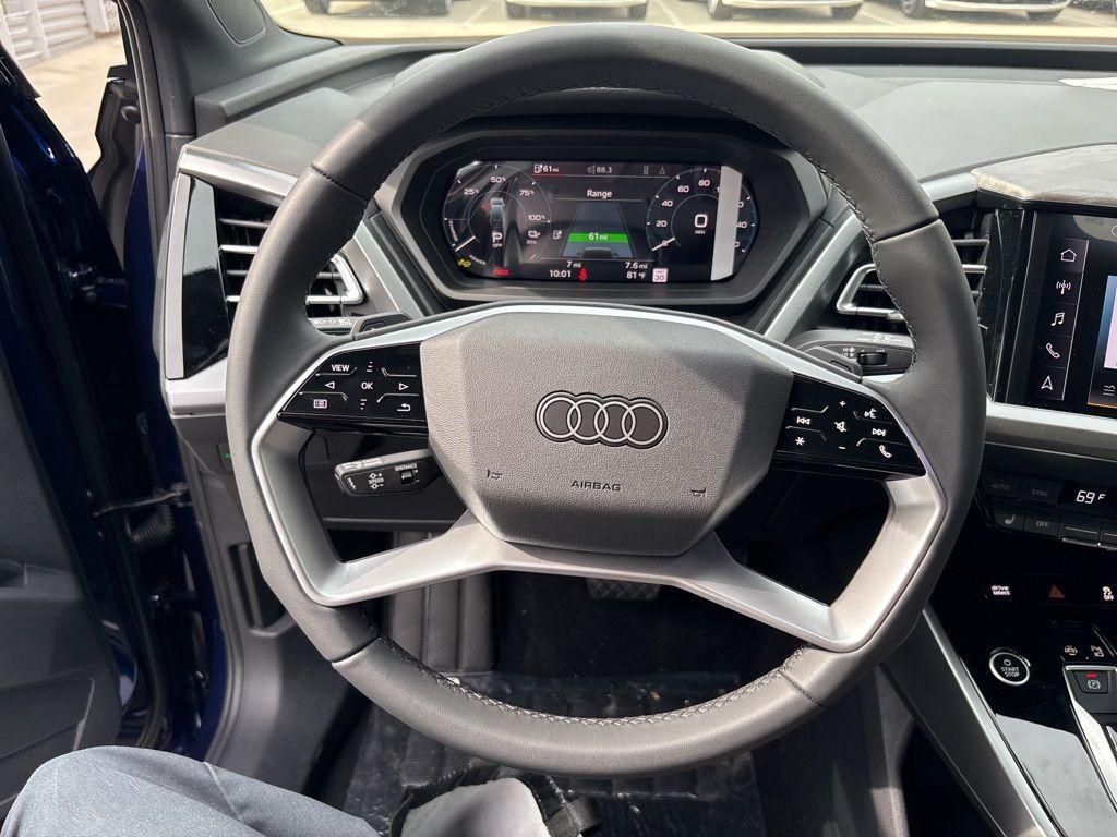 new 2025 Audi Q4 e-tron car, priced at $39,742
