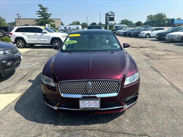 used 2017 Lincoln Continental car, priced at $25,995