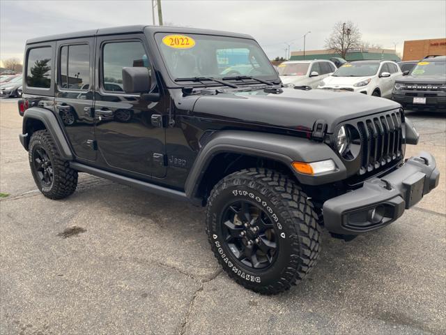 used 2022 Jeep Wrangler car, priced at $34,495