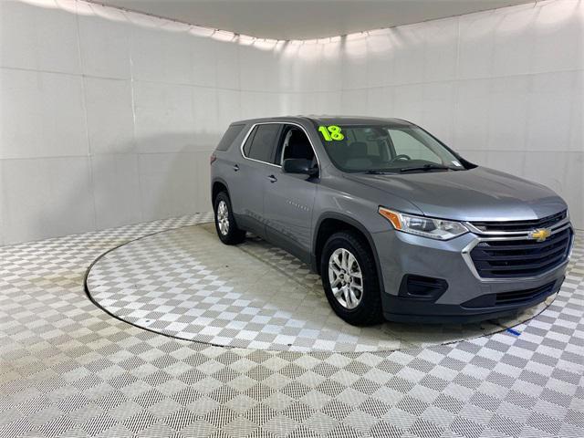 used 2018 Chevrolet Traverse car, priced at $13,876