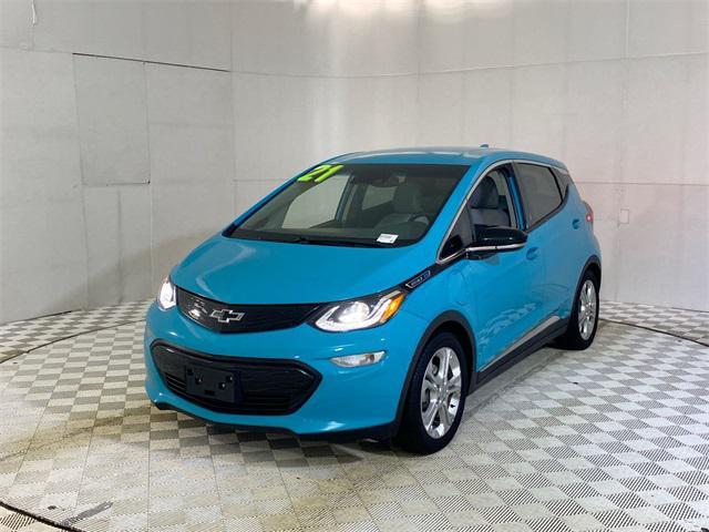 used 2021 Chevrolet Bolt EV car, priced at $18,000