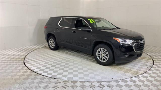 used 2021 Chevrolet Traverse car, priced at $22,682