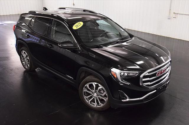 used 2021 GMC Terrain car, priced at $26,595