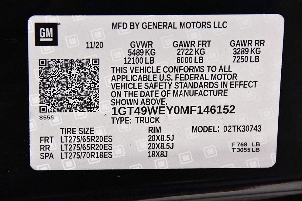 used 2021 GMC Sierra 3500 car, priced at $53,994